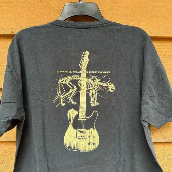 Fender Guitar House of Blue 'I Got a Black Cat BoneY2K T-Shirt Size XL - Picture 9 of 12